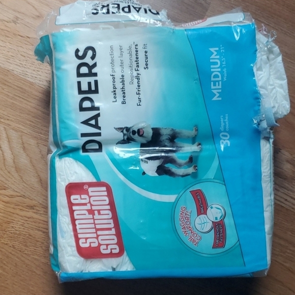 Disposable Dog Diapers for Female Dogs | Super Absorbent Leak-Proof Fit - Picture 4 of 5